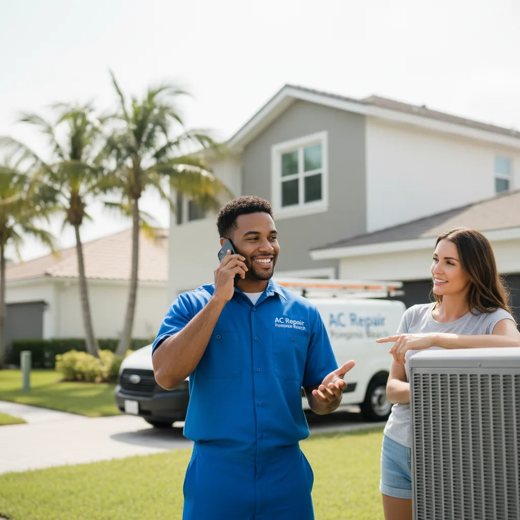 AC Repair Pompano Beach customer support in South Boston